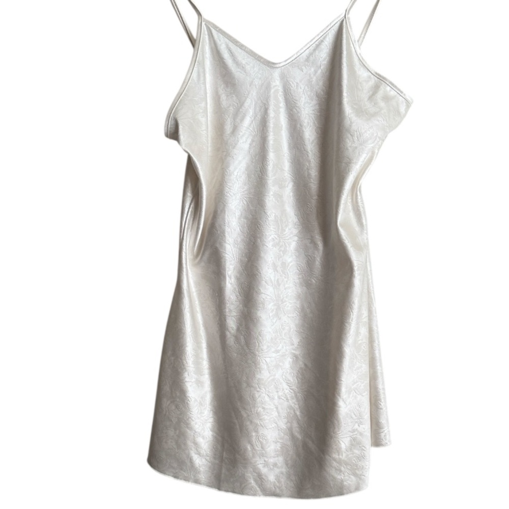 Vintage White Slip Dress Sz S